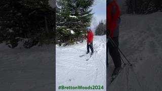 A day in the Bretton woods⛷️🌲🏂 brettonwoods ski snowboard skiing snow skisunday 2024 [upl. by Lehteb]