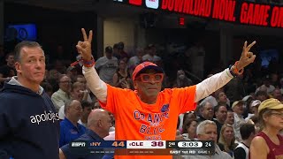 Spike Lee just wants peace after things got chippy between Knicks and Cavs  NBA on ESPN [upl. by Son345]