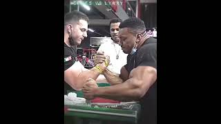 When Larry Wheels faced Ermes Gasparini armwrestling shorts gym [upl. by Karlyn877]