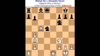 Mikhail Tal vs Alexander Tolush Tal Chess game Tal best chess Tal best games Tal best sacrifice [upl. by Atineb212]