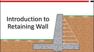 Introduction to Retaining Wall [upl. by Ened]