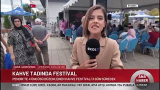 Pendik Kahve Festivali Başladı  📺 Ekol TV [upl. by Yatnwahs]