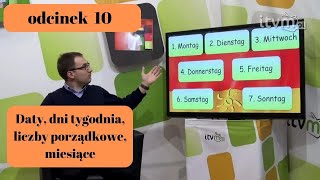 Niemiecki w parę minut 10  daty dni tygodnia miesiące liczby porządkowe [upl. by Eiboh17]