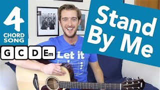 Stand By Me Guitar Tutorial  Easy Guitar Songs for Beginners  How To Play Guitar Songs [upl. by Ydolem]