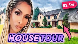 Sheree Whitfield  House Tour  Sandy Springs “Chateau Sheree” Mansion [upl. by Nodyroc394]