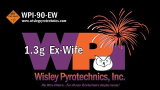 Wisley Pyrotechnics Inc WPI90EW ExWife 13g firework cake [upl. by Annahaj756]