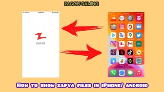 How to show Zapya files in IPhone  android [upl. by Bonis]