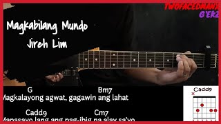 Magkabilang Mundo  Jireh Lim Guitar Cover With Lyrics amp Chords [upl. by Ano]