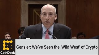 SEC Chair Gensler Says We’ve Seen the Wild West of the Crypto Markets [upl. by Eyr]