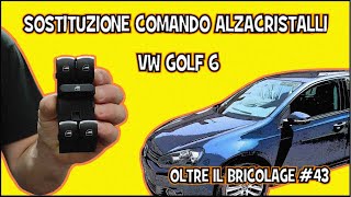 VIDEO 43  Sostituzione comando alzacristalli Golf 6 [upl. by Moskow416]