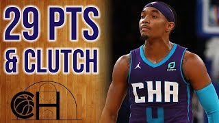 When Devonte Graham ROCKED The Garden 🥶 29 Pts amp The Game Winner  Charlotte Hornets Highlights [upl. by Aisul]