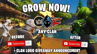 How To Grow A Fortnite Clan Beginners Guide [upl. by Znarf]