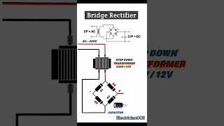 bridge rectifier electrical electrician viral shorts electrician003 youtube [upl. by Conney]