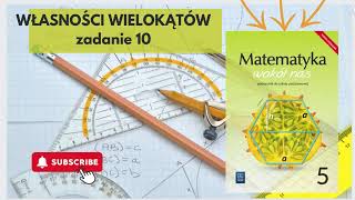 Zadanie 10 Własności wielokątów Narysuj pięciokąt KWIAT Z każdego wierzchołka innym kolorem narys [upl. by Ennylyak]