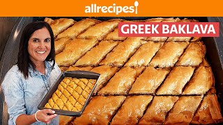 How to Make Greek Baklava  Allrecipes [upl. by Eisteb]