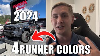 2024 Toyota 4Runner COLORS CONFIRMED Im OBSESSED with one [upl. by Haraj231]