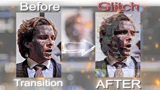 HOW TO  GLITCH Transition Effect TUTORIAL I After Effects Tutorial [upl. by Elisabet782]