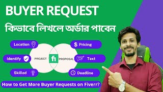 fiverr buyer request bangla tutorial  how to send buyer request on fiverr [upl. by Minier73]