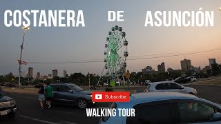 Costanera de ASUNCIÓN  Paraguay  Walking Tour [upl. by Mile]