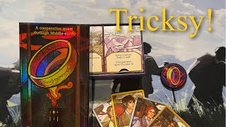 Unboxing Rules and Review  Lord of the Rings The Tricktaking Game [upl. by Maryanna]