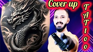 tattoo timelapse 6 hour tattoo in 3 minut 🔥70 [upl. by Noell]