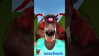 NEW EVOLUTION OF ZOOCHOSIS MONSTERS SCARY ANIMALS  SEA BIG MAZE in Garrys Mod zoochosis shorts [upl. by Yesdnyl]