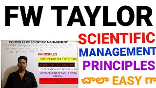 F W Taylors Scientific Management From Principles OF Management SubjectF W Taylors principles [upl. by Arral]