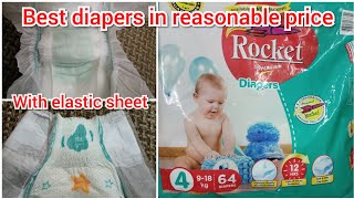 Good quality diapers with reasonable price  Rocket diapers review [upl. by Aniger]