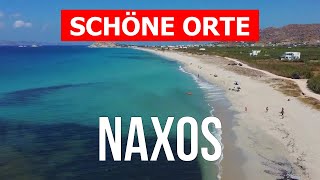 Insel Naxos Griechenland  Strand Reise Meer Tourismus Urlaub  4k Video  Naxos schöne Orte [upl. by Olfe]