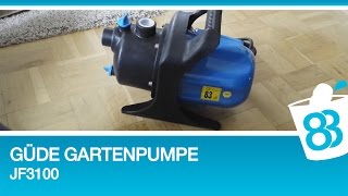 Güde Gartenpumpe JG 3100 Wasserbett Pumpe [upl. by Raviv]