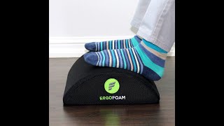 ErgoFoam Ergonomic Foot Rest Review [upl. by Eittod]