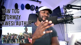 Yaw Tog Stormzy amp Kwesi Arthur  Sore Remix Official Video Reaction  LeeToTheVI [upl. by Agle]