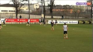 FK Austria Wien Real Audio Training vom 18 März 2014 [upl. by Nylirad]