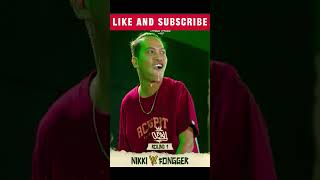 Pangil Sa Pangil NIKKI vs FONGGER pangilsapangil rap shortsfeed standupcomedy shortvideo [upl. by Atteugram160]