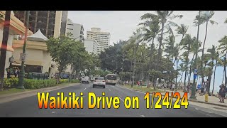 4K Waikiki Drive on 12424 in Honolulu Oahu Hawaii [upl. by Dlorad282]