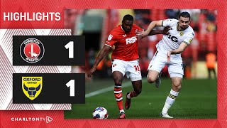 Highlights  Charlton 1 Oxford United 1 October 2022 [upl. by Etteb]