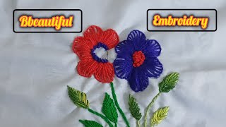 handwork  Diy  embroidery for beginner Fun with shahnaz [upl. by Bobbee]