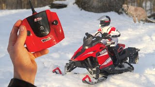 The COOLEST RC Snowmobile Yamaha SR Viper UNBOXING  REVIEW [upl. by Kesley993]