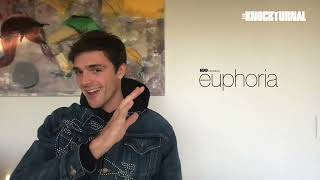 Jacob Elordi Angus Cloud Eric Dane amp Austin Abrams Talk Euphoria Season 2 [upl. by Airrotal]