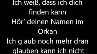 Tokio Hotel  Durch den Monsun LYRICS  ORGINAL SONG [upl. by Ellened995]