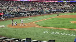 Texas Rangers Jack Leiter vs NY Yankees Juan Soto 2nd At bat 9224 [upl. by Bertasi]