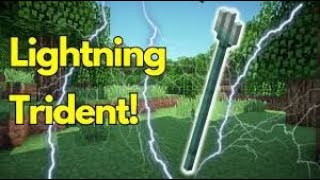 How to build a lightning trident in Minecraft [upl. by Baxter]