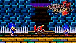 SSF2 Mods Modern Sonic vs Classic Sonic [upl. by Raymond]