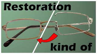 We Can Call It a Restoration Repairing and Gold Plating Old Glasses [upl. by Sylado]