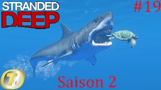 Ep19 Le bassin à requins 😨 Stranded Deep fr [upl. by Burta]