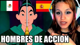 ESPAÑOLA Reacciona 🗡️ Hombres de accion 🗡️ MULAN CastellanoLatino [upl. by Leahcir]