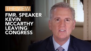 What McCarthy’s Departure Means For House  The View [upl. by Mallon]