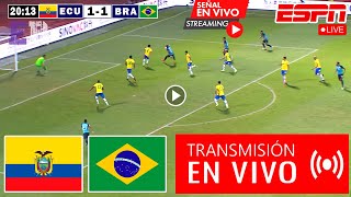 En Vivo Ecuador vs Brasil Ver Partido Ecuador vs Brasil Eliminatorias Conmebol 2024 hoy [upl. by Rea]