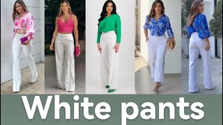 WHITE TROUSERS  A MUST HAVE [upl. by Magna]