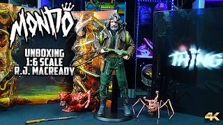 Mondo RJ MacReady With Spiderhead and Dog Creature Timed Edition Action Figure Unboxing [upl. by Idden764]